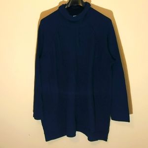 Joe Fresh| NWOT Dark Blue Mock Neck Sweater Nylon